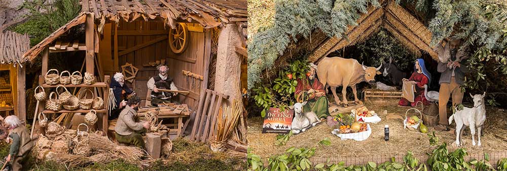 collage presepe di aramengo