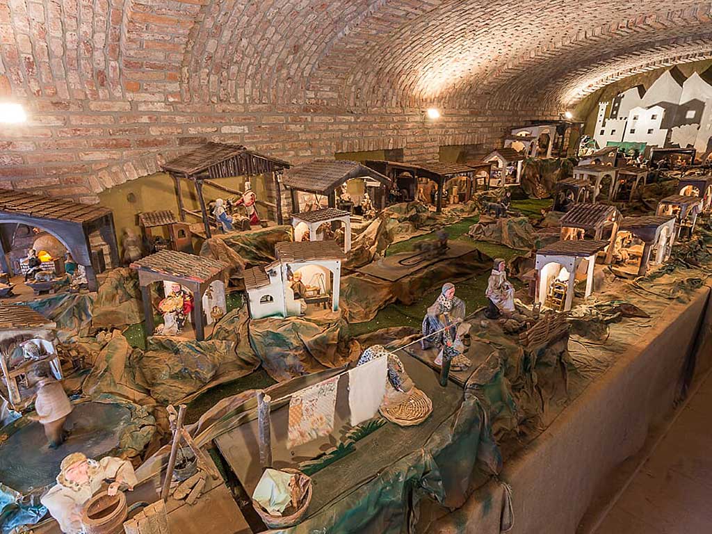 camerano casasco panoramica sul presepe