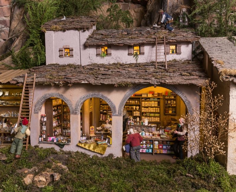 bottega nel presepe di aramengo