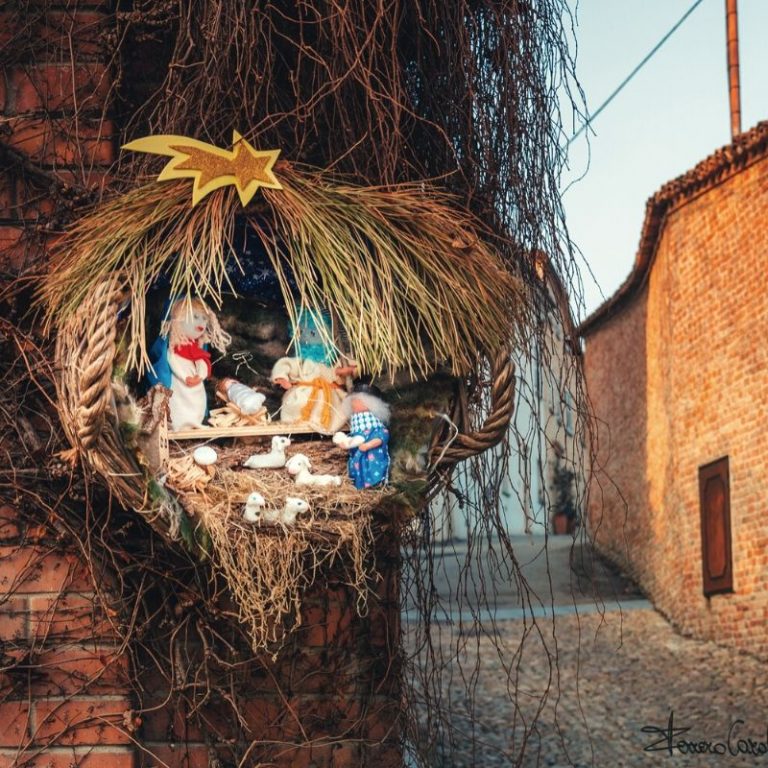 presepe nelle strade di castagnole delle lanze